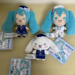 初音ミク×シナモロールマスコット〜マリンスタイル〜３種セット