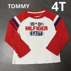 TOMMY HILFIGER ラグラン　ロンT 4T トミー　110