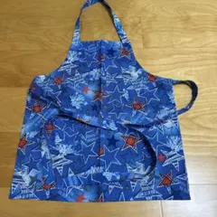 子供用星柄エプロン 120-130サイズ