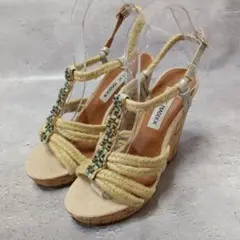 スティーブマデン STEVE MADDEN ウエッジソールサンダル 22