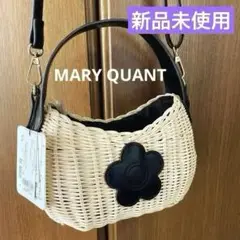 新品タグ付き！マリークワント　ラタンデイジーパッチ2WAYショルダーバッグ