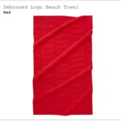 ★チーズ★未使用半タグ付き Supreme Digi ビーチタオル 13SS SUPREME LOGO BEACH TOWEL ロゴ ビーチタオル レッド
