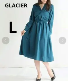 ハニーズ　GLACIER 両胸ポケット付ワンピース　Lサイズ