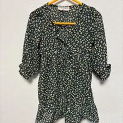CORNHOUSE 花柄五分袖シャツ