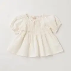 【AJUGA×petit main】バルーン袖　　　ブラウス　オフホワイト　②