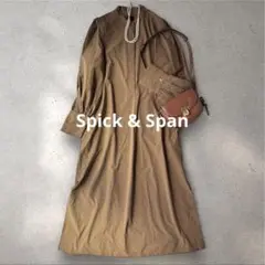 Spick & Span 23年　タフタボリュームスリーブワンピース