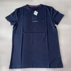 新品 トミーヒルフィガー ネイビーTシャツ M