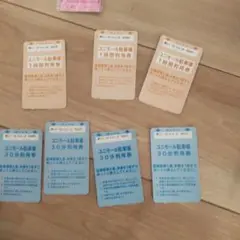 ユニモール 駐車券