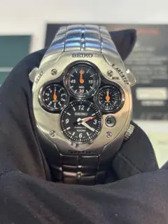 SEIKO セイコー　 大人のスポーチュラ　 クロノグラフ　希少モデル watch-store5850_snd379r
