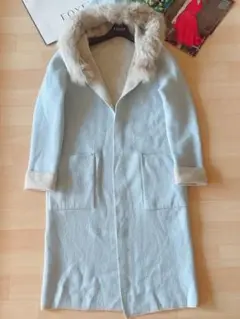 ルネ!カシミアフォックスファーリバーシブルコート34 foxey フォクシー