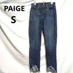 【PAIGE】 スキニー　デニム　ジーンズ　カットオフ　S程度　海外　US古着