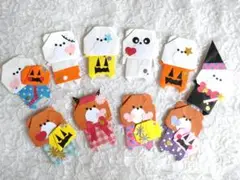♥ハロウィンくまさんHalloween折り紙メダルハンドメイドメッセージカード♥
