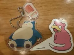 ポケモン　カビゴン　オリジナルチャーム　コメダ珈琲