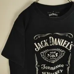 JACK DANIEL'S 半袖Tシャツ ブラック ジャックダニエル