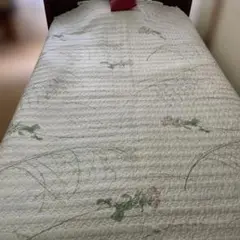 イブ.ド、ローム 花柄　ベッドカバー