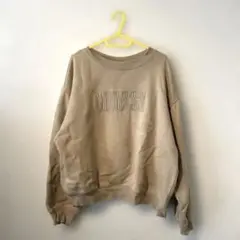 MOUSSY マウジー スウェット ベージュ