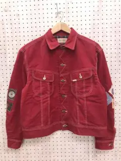 PINKHOUSE レトロ古着 サンタ クリスマス ツイル トラッカージャケット