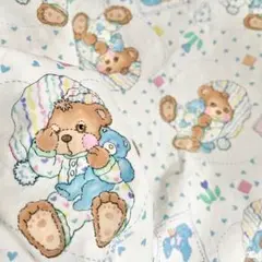 Teddy Beddy Bear ビンテージ　B.A.B.Y シーツ ファンシー