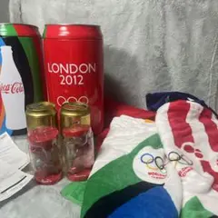 【非売品】コカコーラ 缶&タオル 2012 ロンドンオリンピック おまけ有り