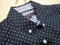 ベンシャーマン Ben Sherman　水玉ドット柄　BDシャツ　日本製