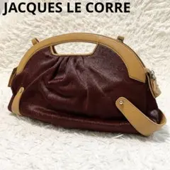 ♡希少♡ ジャックルコー 2way ハンドバッグ ハラコ ショルダー 赤