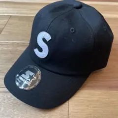 【Starter】 Sロゴ ベースボールキャップ 黒