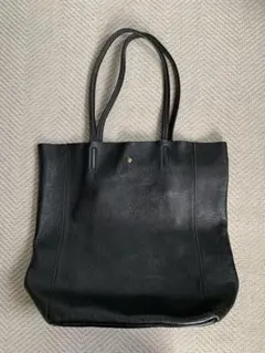 MADE IN ITALY 本革　メンズ　トートバッグ　ブラック