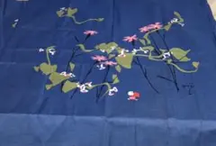【未使用】座布団カバー 青 55×59 cm 二枚セット