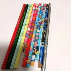 キャラクター柄の鉛筆　レトロ文具