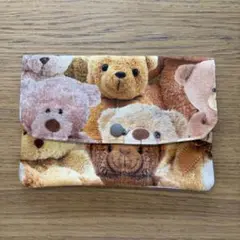 テディベア◆くま◆マルチケース◆お薬手帳ケース◆通帳ケース◆ハンドメイド