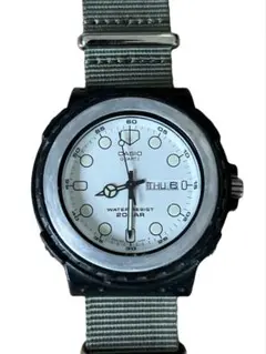 【CASIO】394 MRD-201W 90's アルミディスク　電池新品