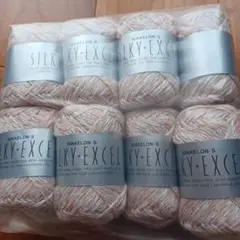 絹混 SILKY EXCEL 40g×8個　まとめ売り