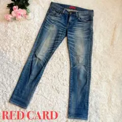 RED CARD レッドカード ボーイフレンドデニム サイズ24 64503