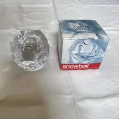 Kosta Boda Snowball キャンドルホルダー　Sweden製