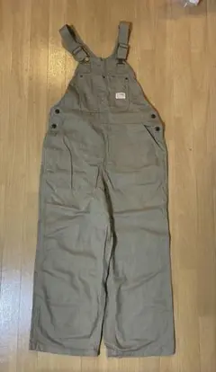【大幅値下げ】ベージュ コットン オーバーオール