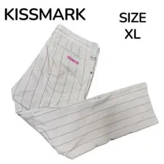 KISSMARK キスマーク メンズ ゴルフ ストライプ ロング パンツ XL