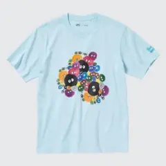 カラフルキャラクター Tシャツ L 水色