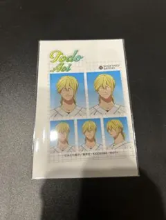 忘却バッテリー ダイソー ダイカットステッカー 藤堂葵 証明写真風