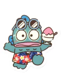 スシロー×はぴだんぶい コラボ限定ピック ハンギョドン 夏の日焼けバージョン