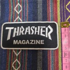スラッシャー THRASHER ワッペン パッチ アイロン ストリート sk8