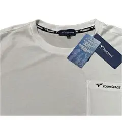【送料無料・匿名発送】ツアーステージ　メンズ　半袖Tシャツ 　ホワイト　Lサイズ