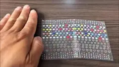 ハート型ネイルシール 多色セット