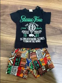 超美品⭐︎グラフィックTシャツ&ショートパンツセット⭐︎80 男の子