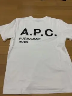 ＡＰＣ　Ｔシャツ バックプリント　ホワイト