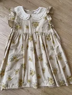 mamaraku ママラク　ひまわり　ワンピース　110