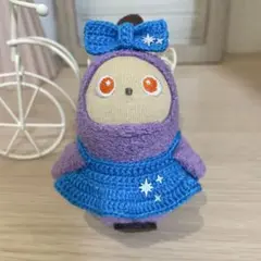LOVOT ぬいぐるみチャーム 着せ替え ワンピース&リボンセット 青・星