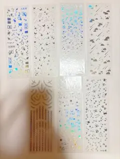 シール　コラージュシール　７枚セット　キラキラ
