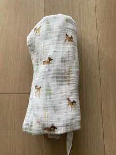 aden + anais おくるみ 鹿と木のプリント