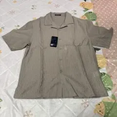 ベージュ 半袖シャツ Mサイズ