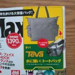 モノマックス9月号付録☆テバ　トートバッグ